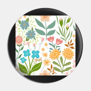 Flower garden Pin