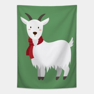 Christmas Goat Tapestry