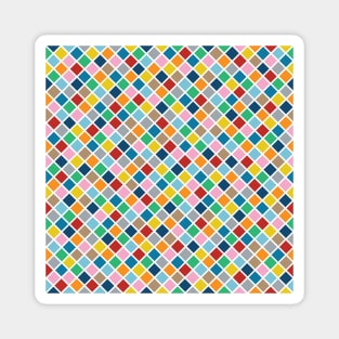 Color Block Zoom Rainbow Magnet