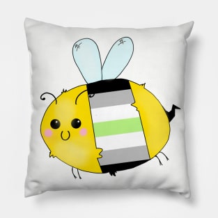 Pride Bees - Agender Pillow