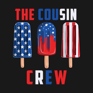 The Cousin Crew 4th Of July Us Flag T-Shirt