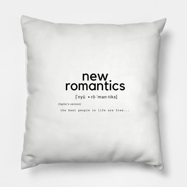 new romantics Pillow by j__e