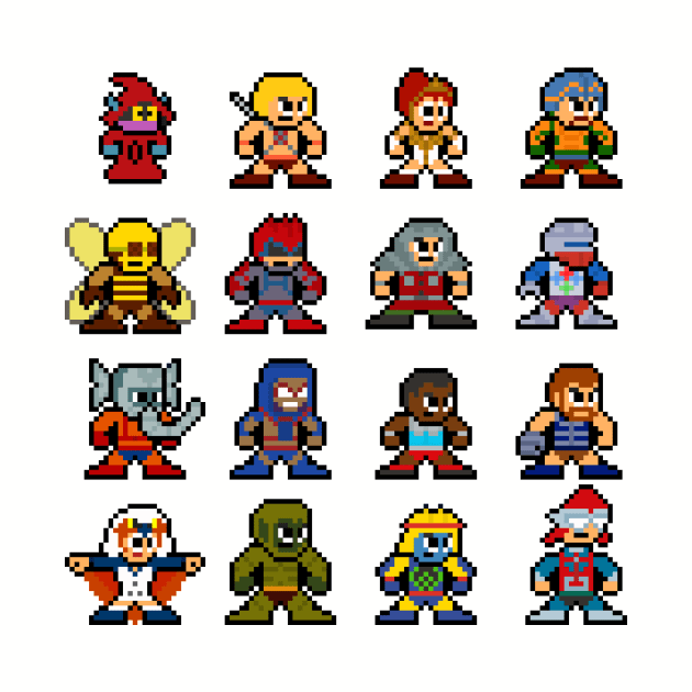 8-bit Heroic Warriors by 8-BitHero