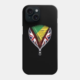 Congon Flag  Republic Of The Congo Flag zipped British Flag - Gift for Congon From Republic Of The Congo Phone Case