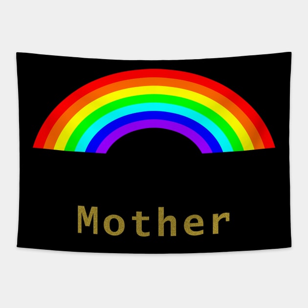 Mother Rainbow for Mothers Day Tapestry by ellenhenryart