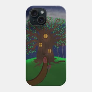 Tree house on a Hill Phone Case