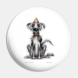 Grumpy the dog Pin