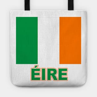 The Pride of Ireland (Eire) - Irish Flag Design in Gaelic Tote