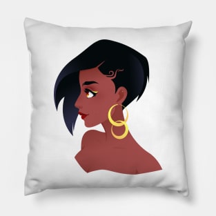 Beautiful woman Pillow