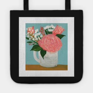 Floral Still Life in Gouache Tote