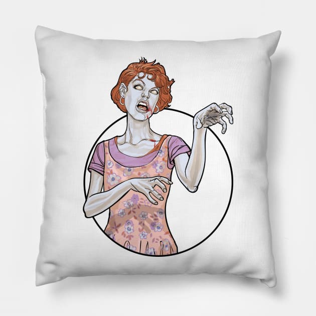 Molly R the Zombie Pillow by AyotaIllustration