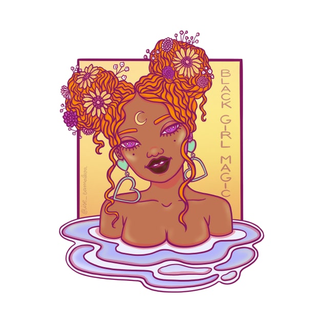 Black Girl Magic by @isedrawing