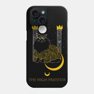 The High Priestess - Tarot Cats Phone Case