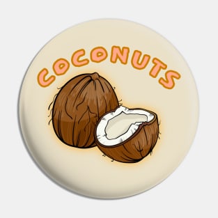 Coconut t-shirt designs Pin