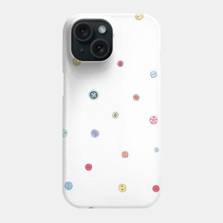 Buttons - Rainbow Phone Case