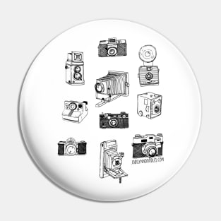 Vintage Cameras Pin