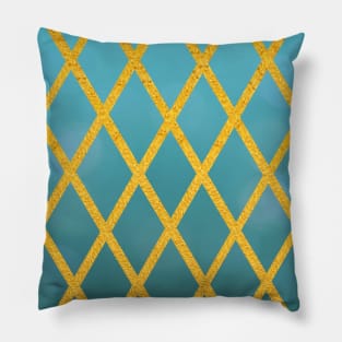 Pretty turquoise design Pillow