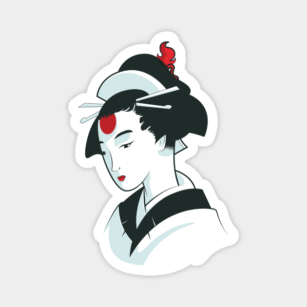 GEISHA Magnet by CheMaik