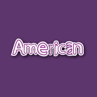 American Text 2 T-Shirt