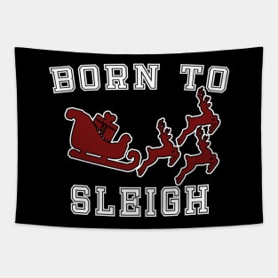 Born to slay - Vintage College Fun Queer Pride Christmas Tapestry