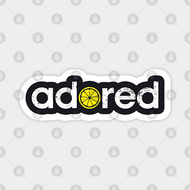 The Stone Roses Adored Indie Manchester Integrated Lemon Magnet by Butter Creative