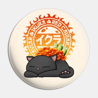Chubby Cat Ikura Sushi Pin