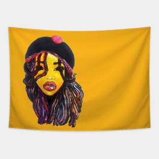 Dope Dreads Locs Natural Hair Queen Tapestry