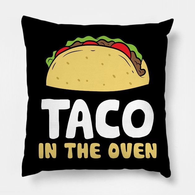 Taco In The Oven Pregnant Women Pregnancy Pillow by EQDesigns