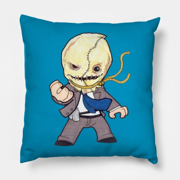 Chibi-Scarecrow Pillow by iwaxterix