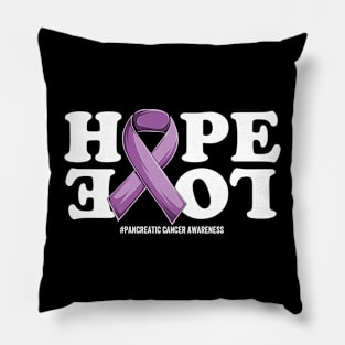 pancreatic Cancer Support | Purple Ribbon Squad Support pancreatic Cancer awareness Pillow