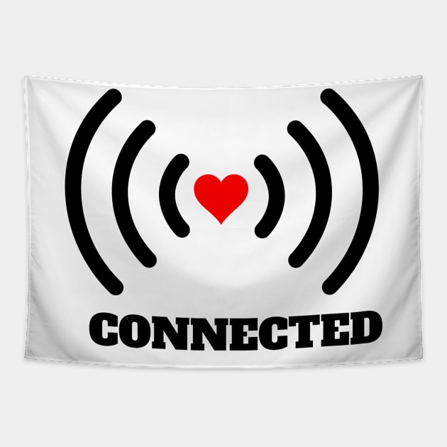 couples connected Tapestry by Imaginate