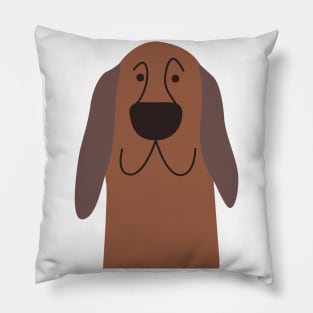 Hand-drawn puppy Pillow