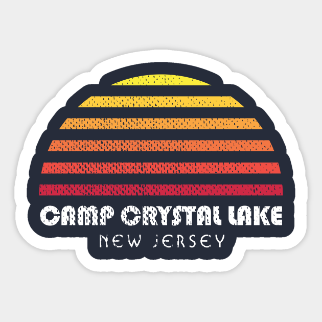 Camp Crystal Lake Camp Crystal Lake Sticker Teepublic