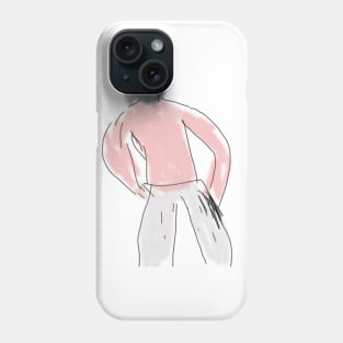 A guy from behind Phone Case