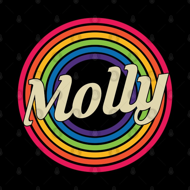 Molly - Retro Rainbow Style by MaydenArt