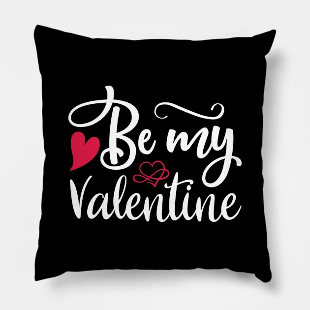 be my valentine Pillow by busines_night