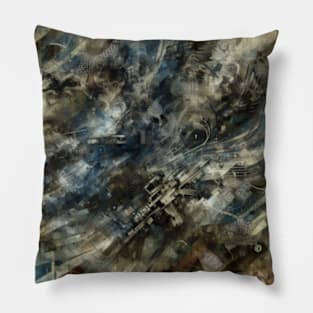 Camouflage Chaos Military Pillow