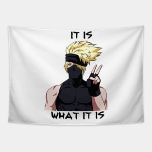 Anime motivational poster Tapestry