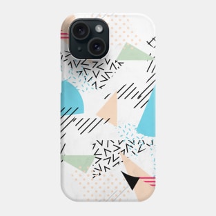 Pizza Retro Geometric 80's Phone Case