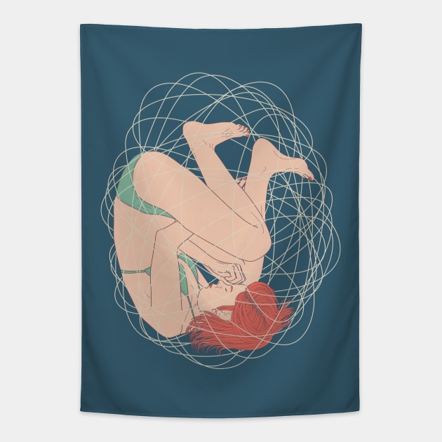 Cocoon Tapestry by freshinkstain