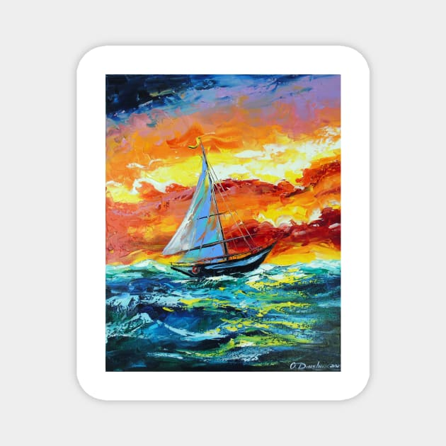 Sea and waves Magnet by OLHADARCHUKART