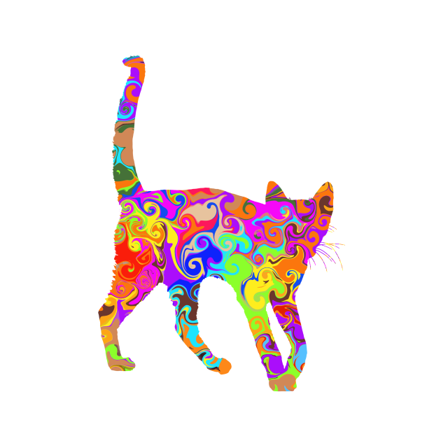 Colorful Kitty Cat by missdebi27