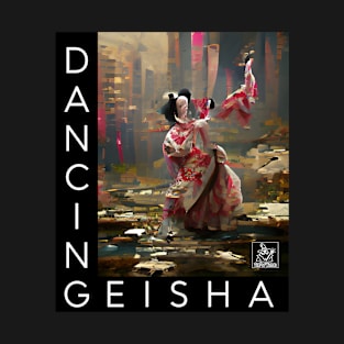 Dancing Geisha - AI created T-Shirt