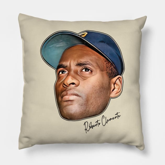 Roberto Clemente Pillow by DankFutura