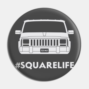 Jeep XJ #squarelife Pin