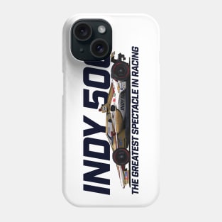 Indy Greatest Spectacle (blue text) Phone Case