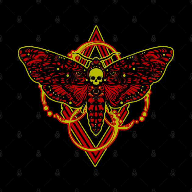 Death Head Hawk-Moth by heathengirl64