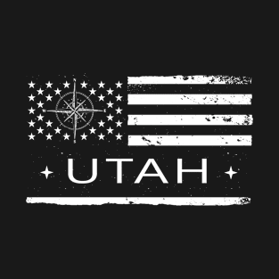 Us Flag Utah, Utah State Love T-Shirt