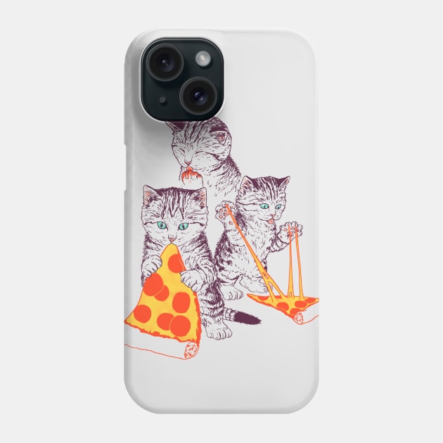 Pizza Kittens Phone Case by Hillary White Rabbit