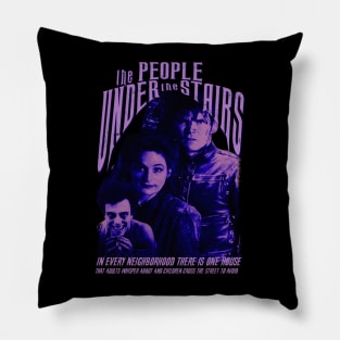 The People Under The Stairs, Classic Horror (Version 2) Pillow